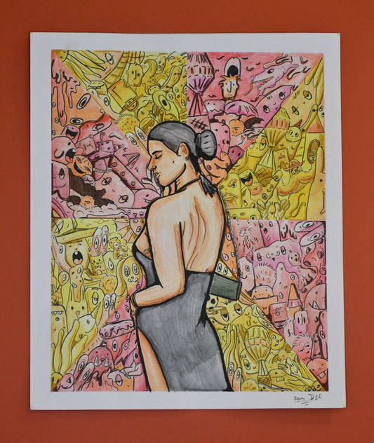 Lady Doodles Original